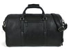 Austin Leather Overnight Bag - Black - Aaron Leather Goods Inc