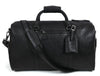 Austin Leather Overnight Bag - Black - Aaron Leather Goods Inc