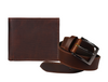 Durham Leather Belt & Wallet Gift Combo - Aaron Leather Goods 