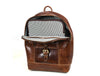 Sagunto Leather Backpack - Walnut Brown