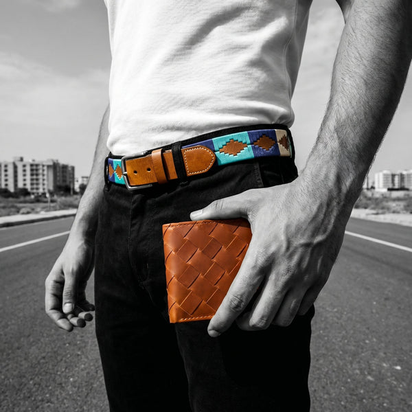 Concord Leather Belt & Wallet Gift Combo - Aaron Leather Goods Inc