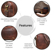 Leather Travel Duffel Bag: Versatile Father's Day Gift - Aaron Leather Goods