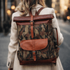Fargo Camouflage Backpack - Camo Green - Aaron Leather Goods