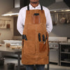 Florence Suede Apron - Light Brown - Aaron Leather Goods