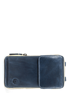Fremont Hand Tooled Leather Clutch - Royal - Aaron Leather Goods Inc