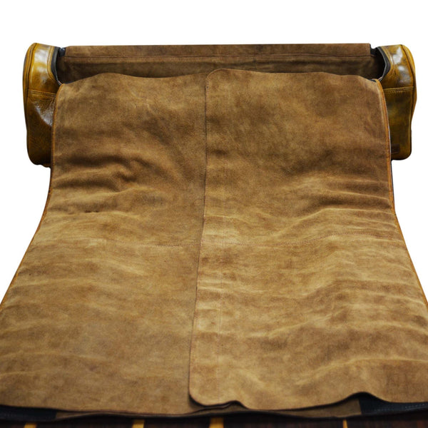 Full Grain Leather Chef Knife Roll Bag – Professional Culinary Storage & Travel Case - Aaron Leather Goods Inc