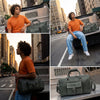 Full-Grain Leather Duffle Bag | Aaron Leather - Aaron Leather Goods Inc