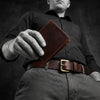 Garland Leather Belt & Wallet Gift Combo - Aaron Leather Goods Inc