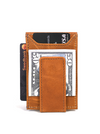 Sestao Leather Minimalist Money Clip Wallet - Cinnamon