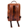Handcrafted Brown Leather Laptop Backpack - Aaron Leather Goods