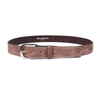 Handcrafted Genuine Leather Eagle Embossed Belt for Men – Premium Vintage Brown Casual & Formal Belt with Gift Box - Aaron Leather Goods Inc