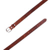 Handcrafted Genuine Leather "Live to Ride" Belt for Men – Vintage Brown Motorcycle Leather Belt with Eagle Embossing & Gift Box - Aaron Leather Goods Inc