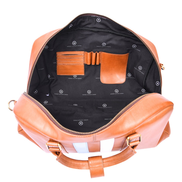 Handcrafted Leather Duffle Bag for Gym & Travel - Aaron Leather Goods