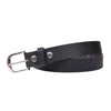 Handcrafted Textured Black Genuine Leather Belt for Men – Premium Saffiano Leather Dress & Casual Belt with Gift Box - Aaron Leather Goods Inc