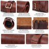 Handmade Leather Knife Roll Bag – Compact Chef Knife Storage Case - Aaron Leather Goods Inc