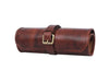 Handmade Leather Knife Roll Bag – Compact Chef Knife Storage Case - Aaron Leather Goods Inc