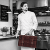 Handmade Leather Knife Roll Bag – Professional Chef Knife Storage & Travel Case - Aaron Leather Goods Inc