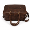 Hard Wax Leather Weekender Duffel Bag – Vintage Travel Holdall - Aaron Leather Goods Inc