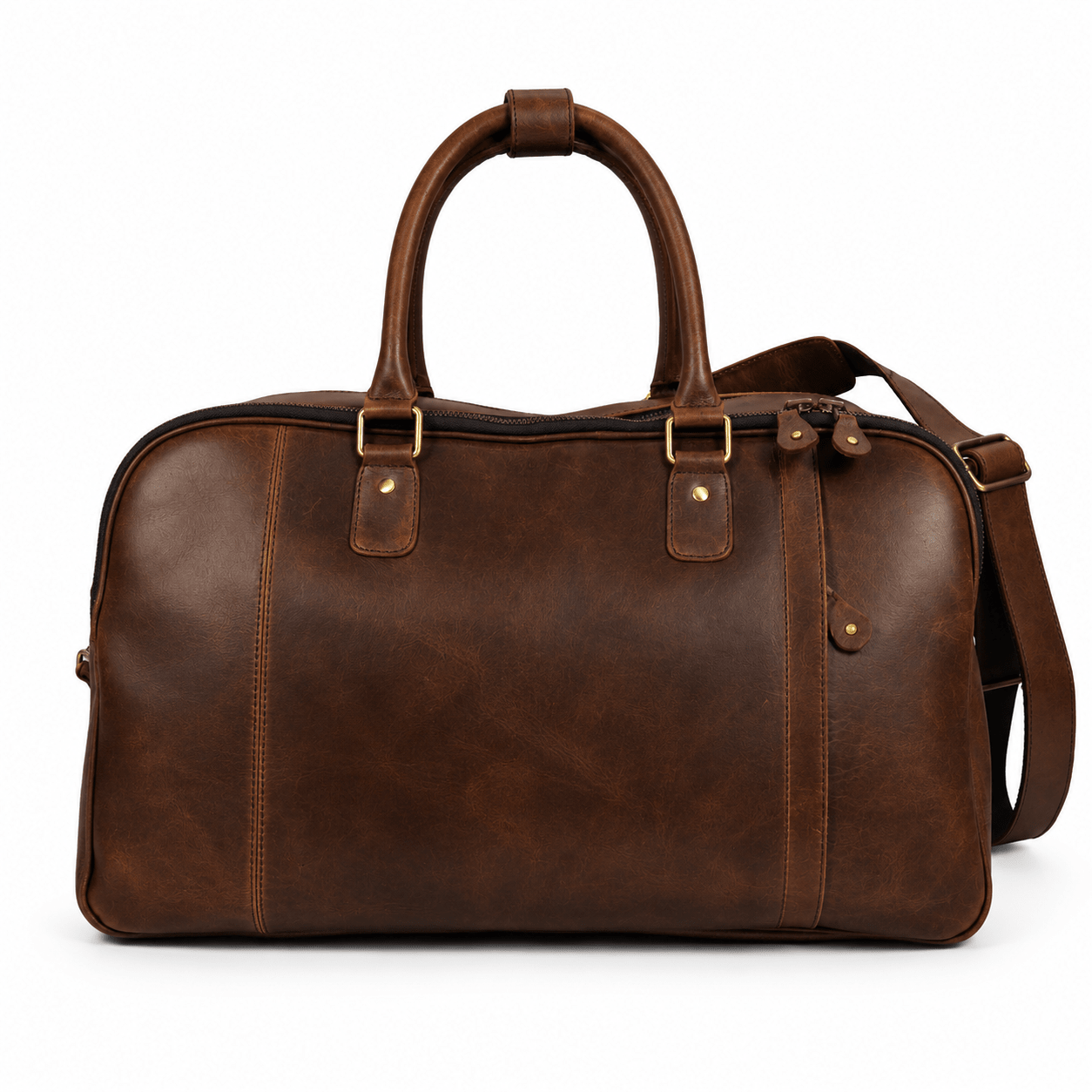 aaron leather travel duffel bag Goods Full Grain Leather Bags for Travel, Weekend, Overnight, and Sports Gym | Stylish Bags for Men and Women and reinforced handles offer comfort and enduring style Vintage Tan Leather Duffle Bag