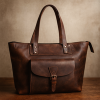 Brittany Travel Tote Bag – Walnut Brown