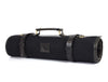 Malaga Canvas Knife Roll - Black - Aaron Leather Goods 