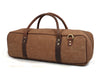 Malaga Canvas Knife Bag - Coffee - Aaron Leather Goods 