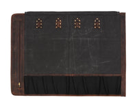 Malaga Canvas Knife Roll - Grey