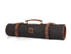 Malaga Canvas Knife Roll - Grey - Aaron Leather Goods 