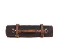 Malaga Canvas Knife Roll - Grey