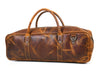 Vinceza Leather Knife Roll & Bag Combo - Tawny Brown