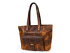 Brittany Travel Tote Bag – Caramel Brown