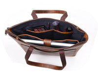 Brittany Travel Tote Bag – Caramel Brown