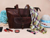 Brittany Travel Tote Bag – Walnut Brown