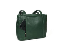 Toledo Leather Handbag -  Pine Green