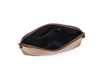 Requena Leather Crossbody Bag -  Caramel Brown