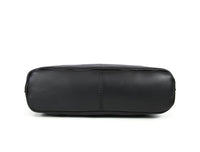 Requena Leather Crossbody Bag -  Raven Black