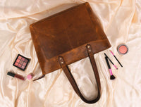 Canaria Travel Tote Bag – Caramel Brown