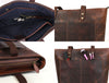 Canaria Travel Tote Bag – Walnut Brown - Aaron Leather Goods 