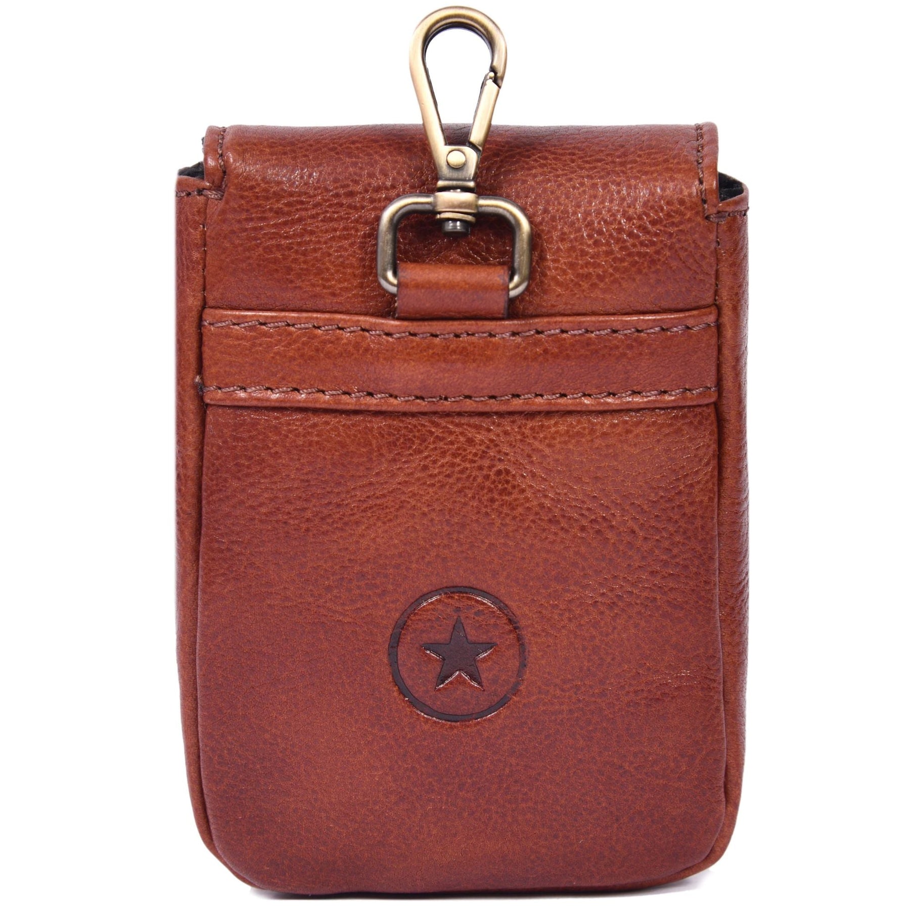Leather Golf Scorecard Holder with Clip | Premium Handcrafted Pouch ...