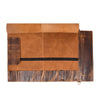Leather Knife Roll Bag with Handle – Handmade Rustic Chef Knife Roll, - Aaron Leather Goods Inc
