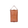 Leather Travel Toiletry Bag with Handle & Zip - Aaron Leather Goods