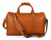 Leather Weekender Duffel Bag - Aaron Leather Goods Inc