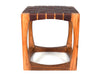 Carolina Teak Wood Stool - Walnut Brown