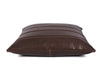 Baltimore Leather Pillow Cover - Walnut Brown