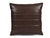 Baltimore Leather Pillow Cover - Walnut Brown