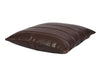 Baltimore Leather Pillow Cover - Walnut Brown