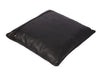 Baltimore Leather Pillow Cover - Raven Black