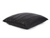 Baltimore Leather Pillow Cover - Raven Black