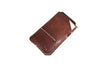 Strasbourg Leather Mobile Case - Caramel Brown