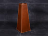 San Francisco Leather Flower Vase - Walnut Brown - Aaron Leather Goods 